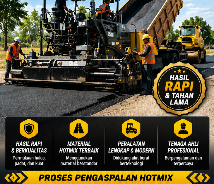 Jasa Pengaspalan Hotmix CAG Group 1